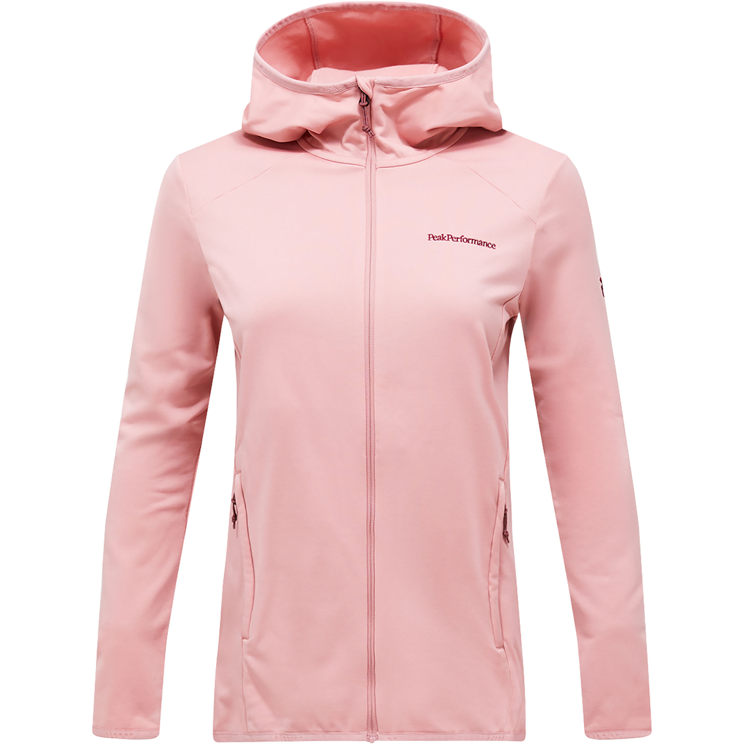 Peak Performance Light Damen Fleecejacke rosa Größe L Trekking Elastisch