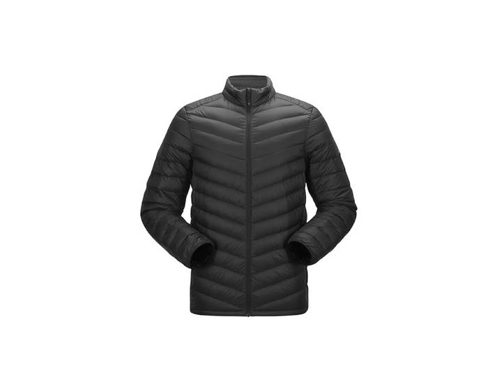 Mobi Garden Doudoune légère pour homme à col montant_Noir piano_XXL