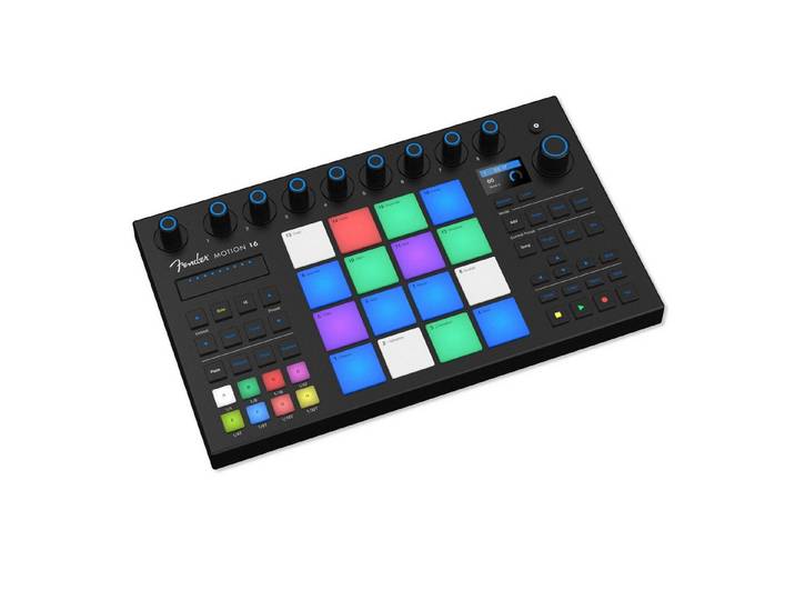 Fender Fender Studio Performance-Controller Motion 16 Digitales Aufnahmegerät (Performance-Controller 16 RGB-polyphone FATAR-Touchpads)