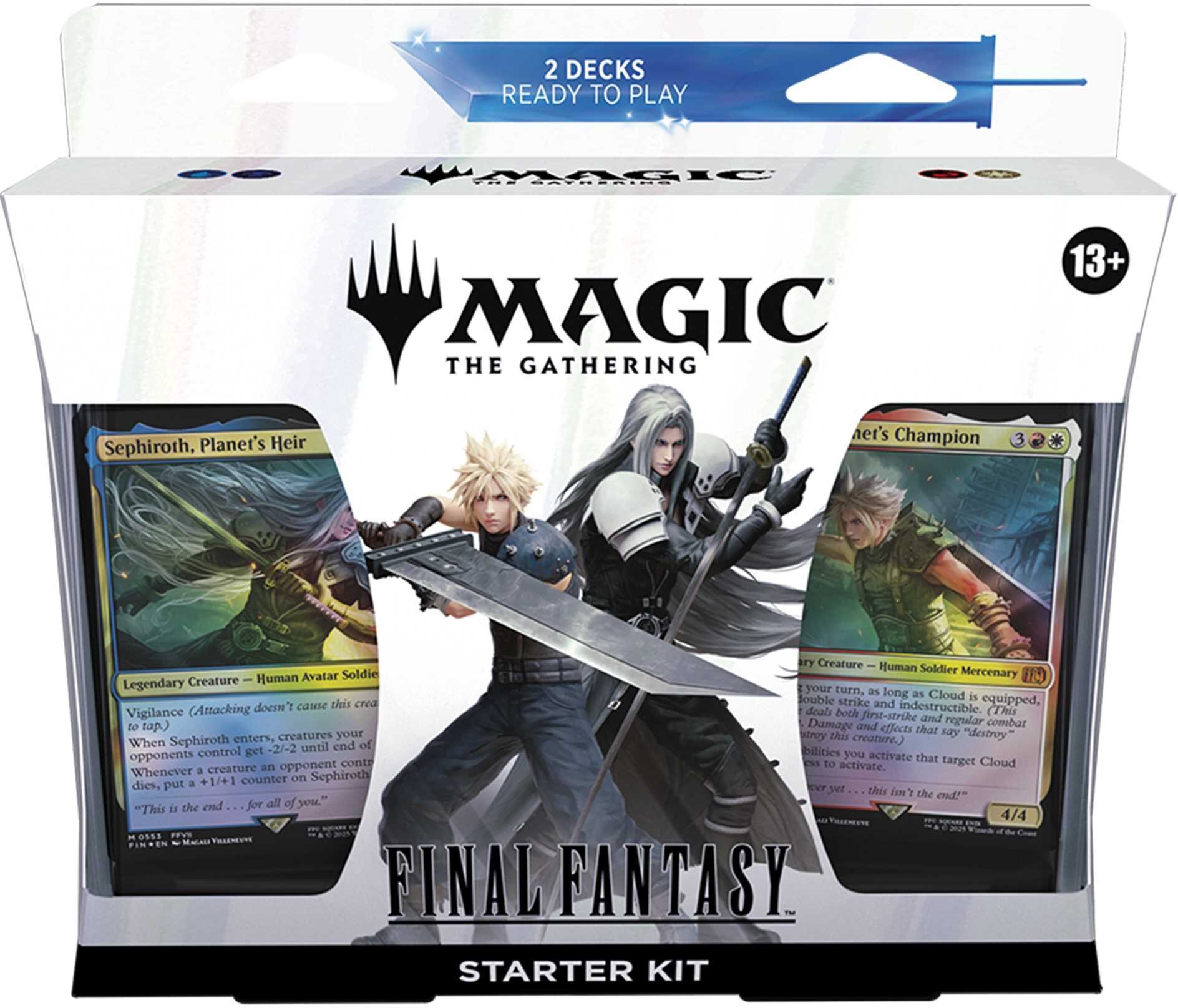 Wizards of the Coast Magic: The Gathering—FINAL FANTASY Starter Kit for Card Games, Includes 2 Decks, Tokens, and Arena Codes