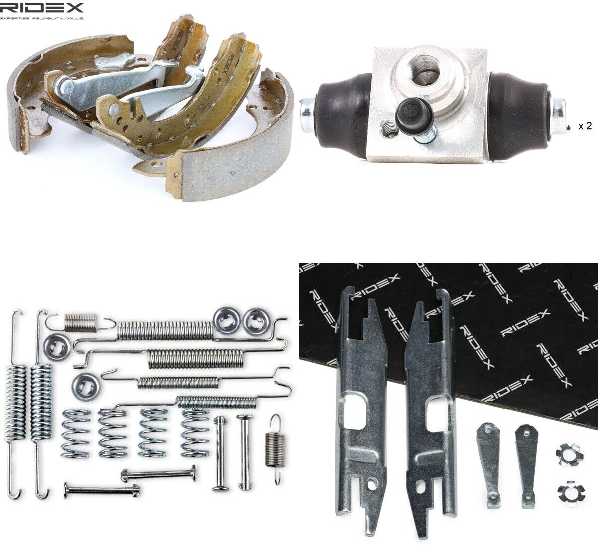RIDEX 3859B0263 Bremsensatz, Trommelbremse