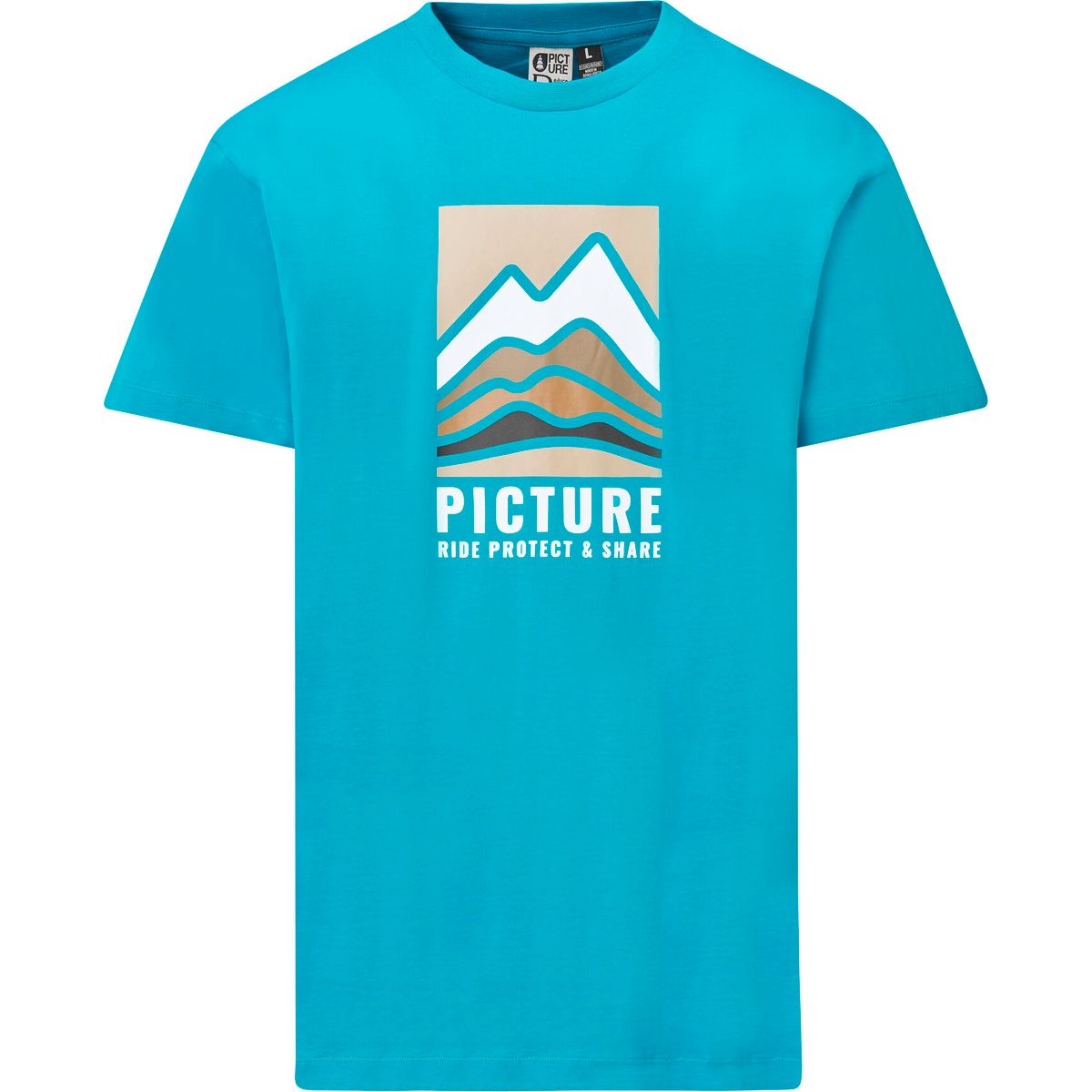 Picture Peakflow Tee breeze (A) M MTS1369ACapri BreezeM