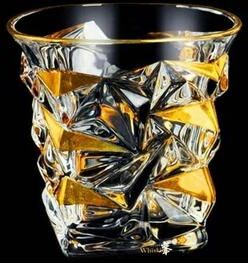Uplifted Finds Gold Line Crystal Whiskey Tumblers High Performance Luxury Barware For Spirits & Cocktails diamonds