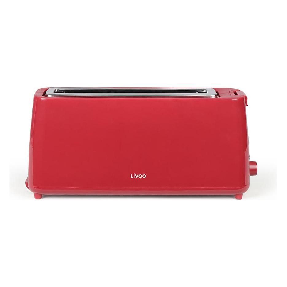 Livoo Toaster mit breitem Brotschlitz (DOD168RC)