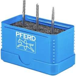 Pferd, Fräser, Hm-Frässtift-Set 1504 Z3 Plus