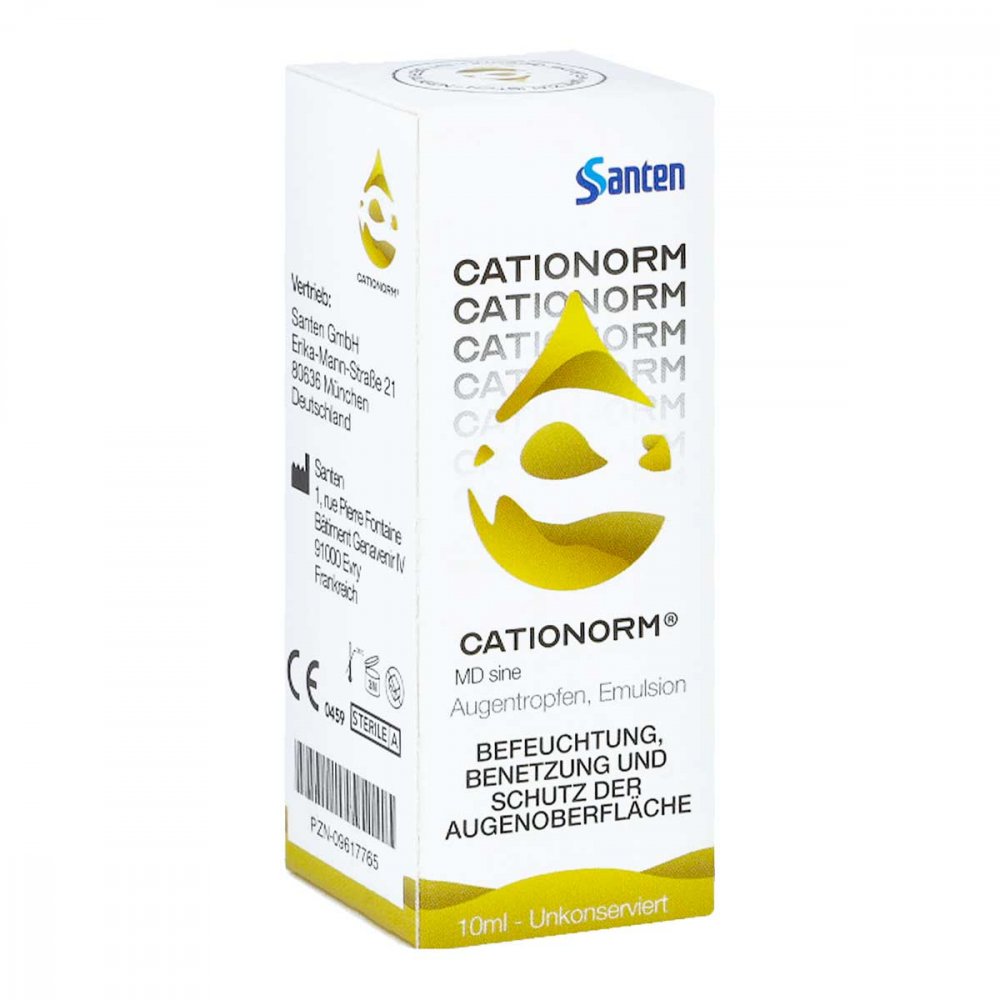 Santen GmbH Cationorm Md sine Augentropfen 09617765