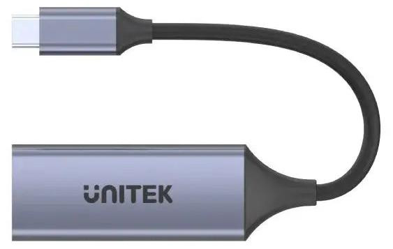 Unitek USB-C naar RJ45-adapter met 1 Gbps snelheid en PD 100W ondersteuning