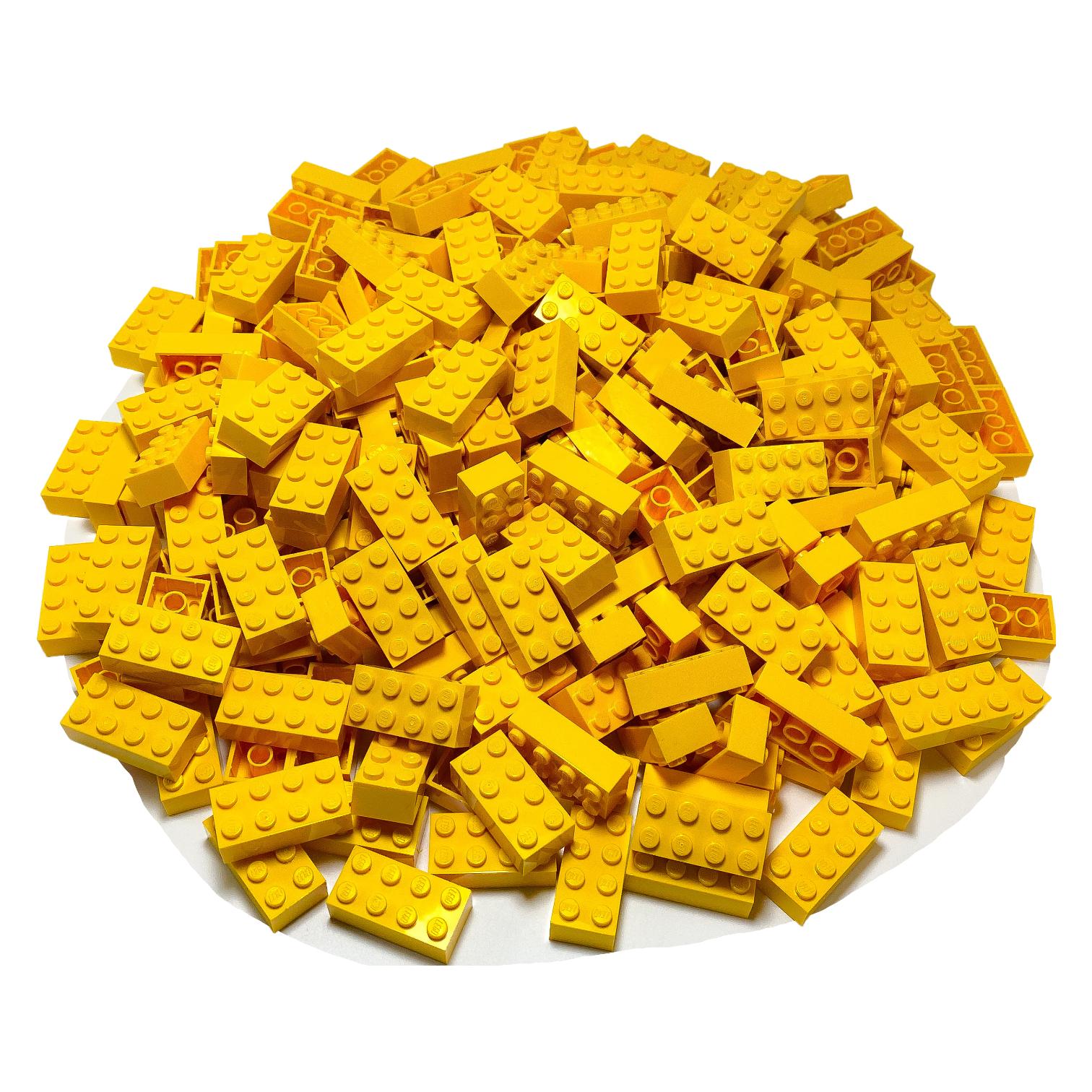 LEGO 2x4 Steine Hochsteine Gelb - Classic, Basic, City - Yellow Bricks 3001 NEU! Menge 250x (LEGO Zubehör) (n.v.)