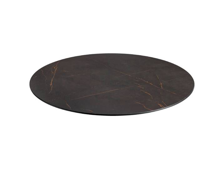 VEGA Outdoor Tischplatte Lift rund 80 cm (Ø); schwarz/braun; rund