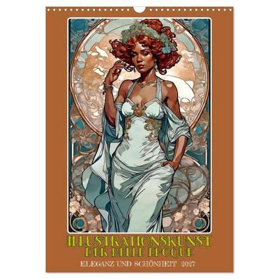 Illustrationskunst der Belle Époque (Wandkalender 2027 DIN A3 hoch), CALVENDO Monatskalender