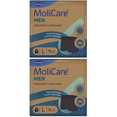 MoliCare MEN absorbent underwear Gr. L 2x 2x1 St