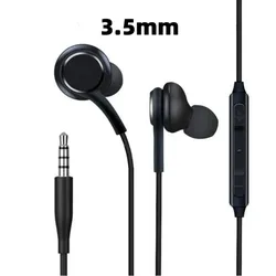 Kabelgebundene In-Ear-Kopfhörer mit USB-C oder 3,5 mm - 3.5MM Jack Black