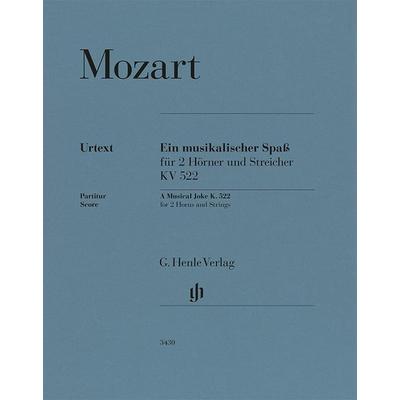 Wolfgang Amadeus Mozart - Ein musikalischer Spaß KV 522 für 2 Hörner in F und Streicher -
