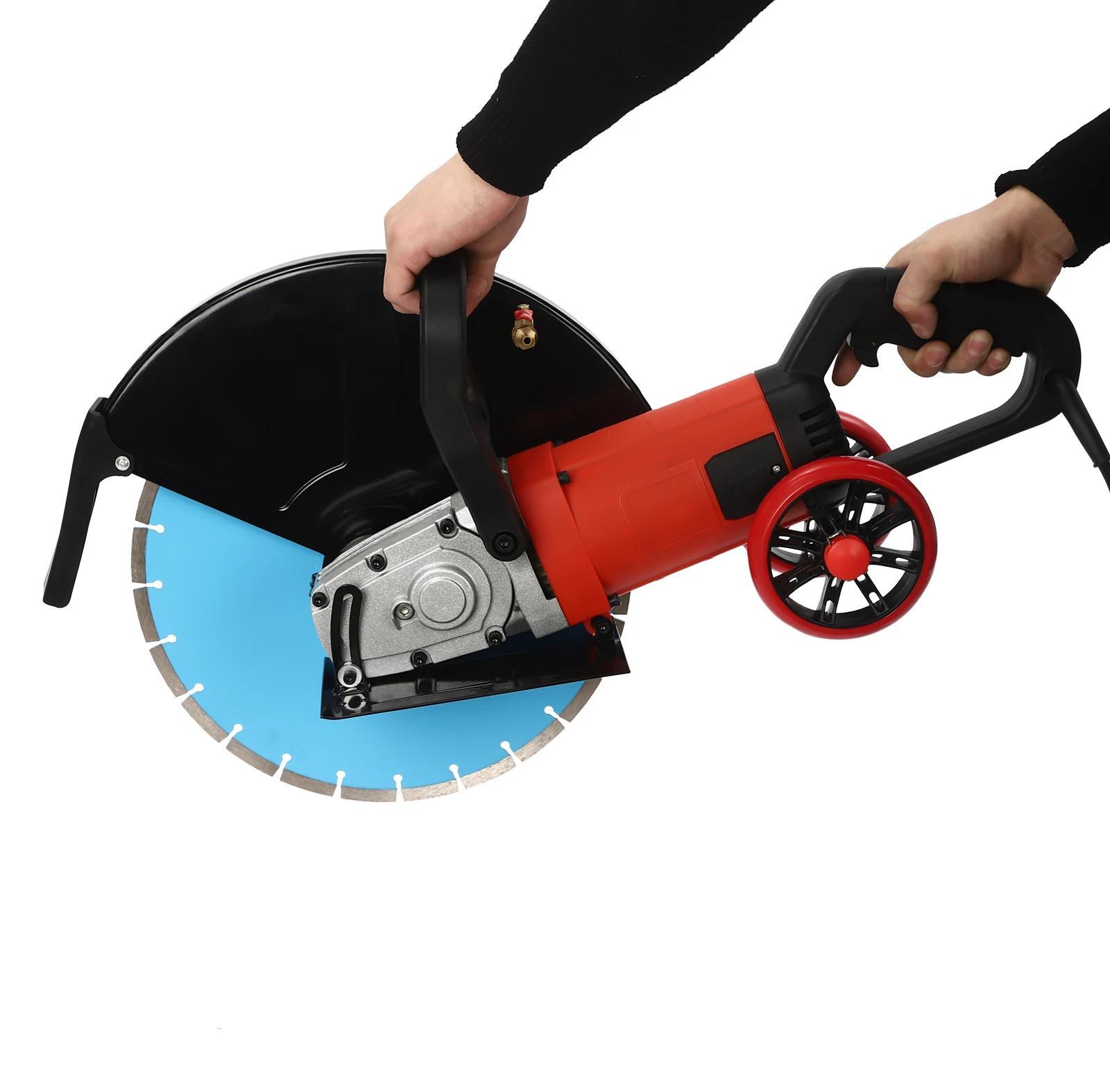 Elektrische Mauerschlitzfräse für Beton und Ziegel - Handkreissäge - 3500 W - 3800 U/min - 36 cm Blatt - 60x21x42 cm - Blau