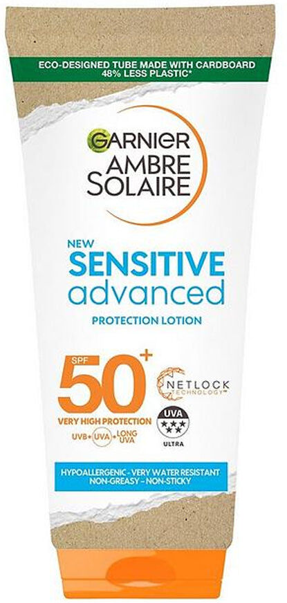 Garnier Ambre Solaire Sensitive Advanced Protection Lotion Tube SPF 50+ 150ml 150ml