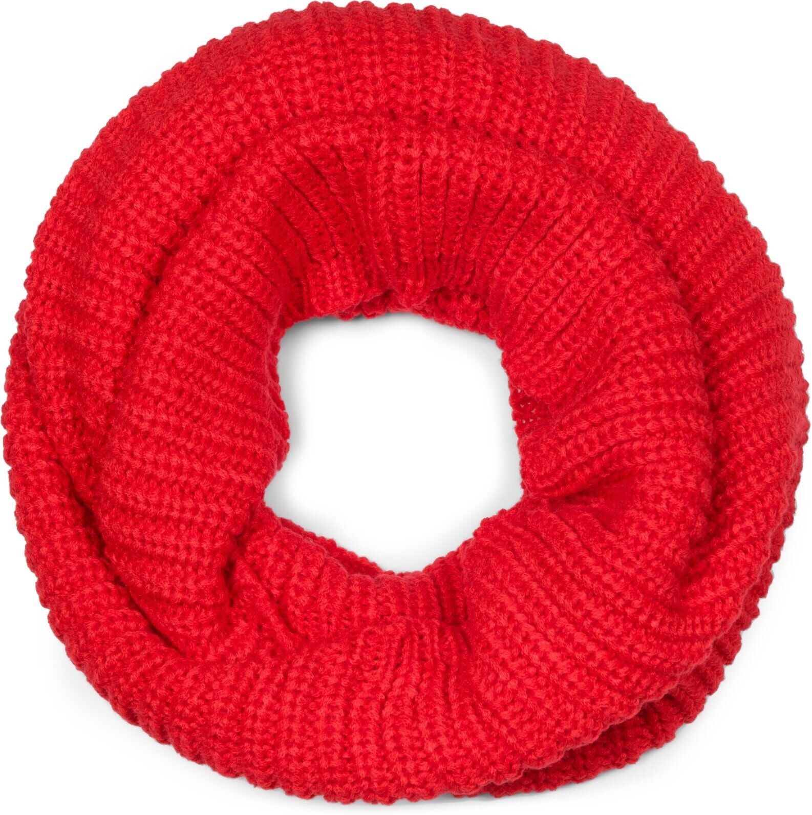 Strickschal STYLEBREAKER "Unifarbener Feinstrick Loop", Damen, rot, Obermaterial: 100% Polyacryl PAN., Modisch, Modetücher