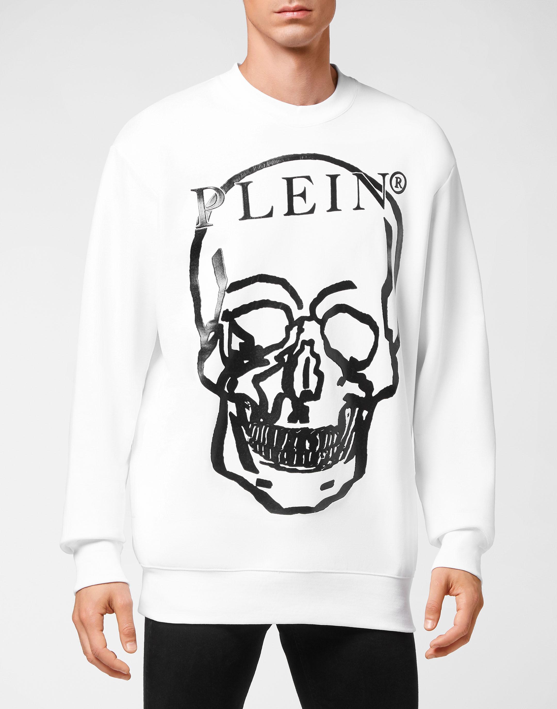 Sweatshirt Skull And Plein