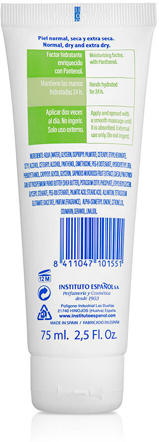 Instituto Español Manos Perfectas ultra reparadora panthenol 75 ml