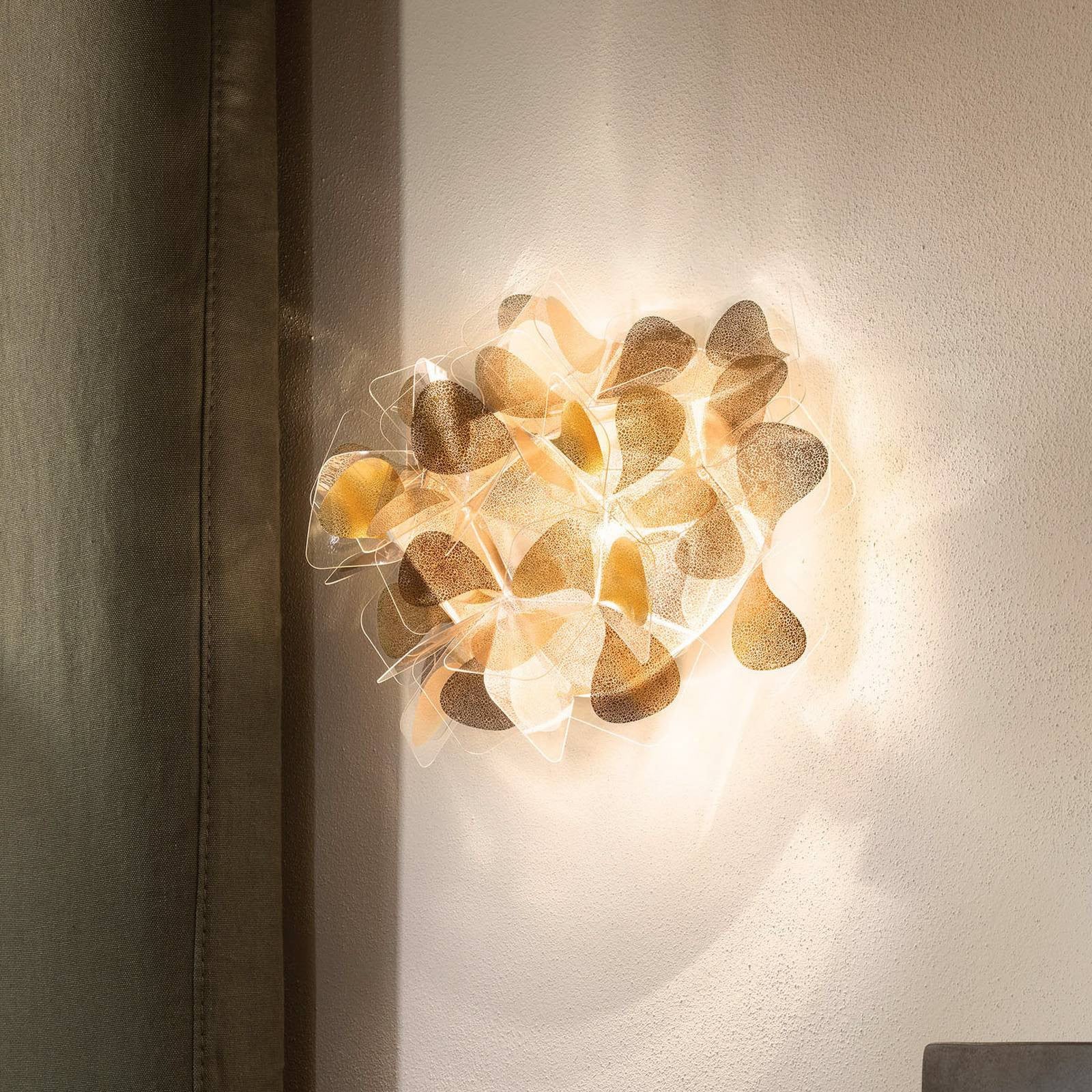 Slamp Clizia Mama Non Mama Design Wandlamp - Goud/Messing - Dimbaar