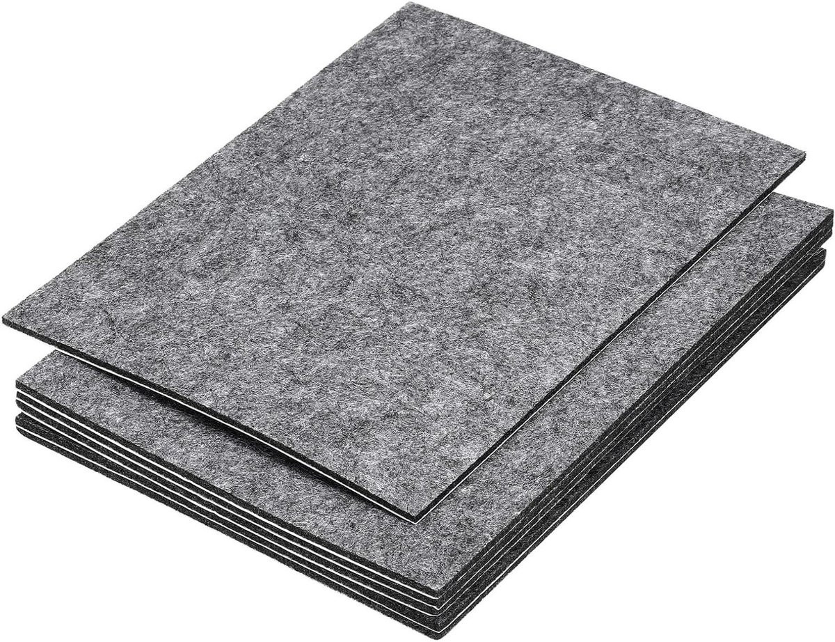 Vilt Pads Meubelbeschermers Grijs - Zelfklevend Antislip - 20 x 15 cm