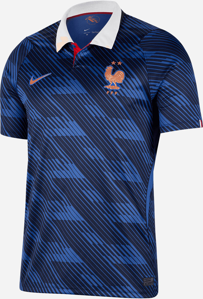 Nike Francia Home 26 Stadium M - Maglia Calcio Ufficiale - Uomo - Color Mix L