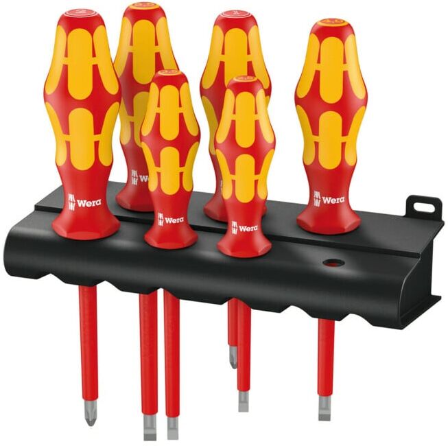160 i/6 Rack Jeu de tournevis Kraftform Plus Série 100 + Rack, 6 pièces ; Wera (05006145001)
