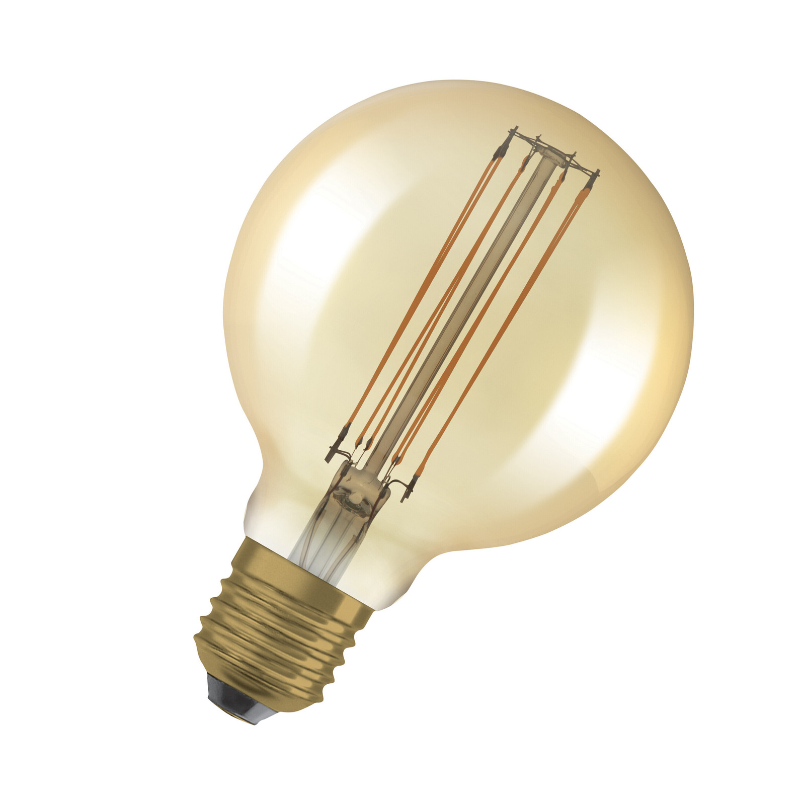 Osram Vintage 1906 LED-lamp, E27, Bolvormig, 5,8W, 470lm, Warm wit, Dimbaar