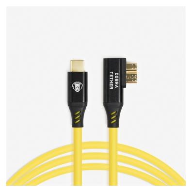 Cobra CobraTether USB-C - USB-Micro-B Cable 4,8m Straight to 90 Ÿellow (4.80 m) (A1000269)