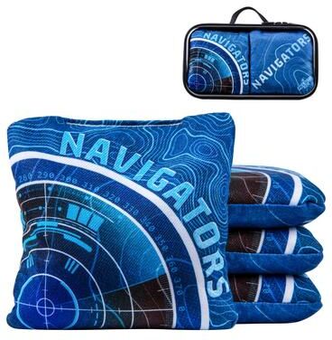 American Cornhole League ACL Comp Red Navigator Bags 4-Pack