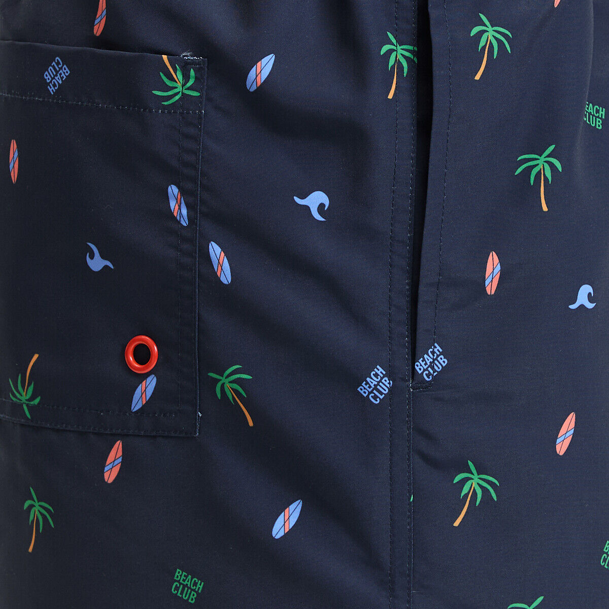 LA REDOUTE COLLECTIONS Short de bain imprimé palmiers et planches de surf