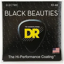 DR Strings Black Beauties BKE-10 Medium - Saiten E-Gitarre