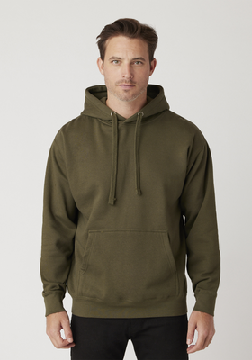 Cotton Heritage M2580 Premium Pullover Hoodie in Military Green size 3XL