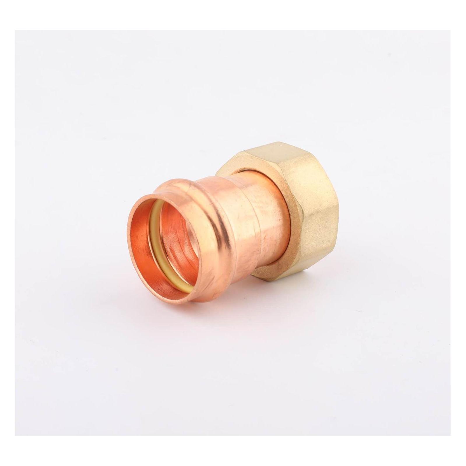 Magni HS Verschraubung Press Copper AQUAGAS V 18mmx3/4, IG, Messing (4507018034)