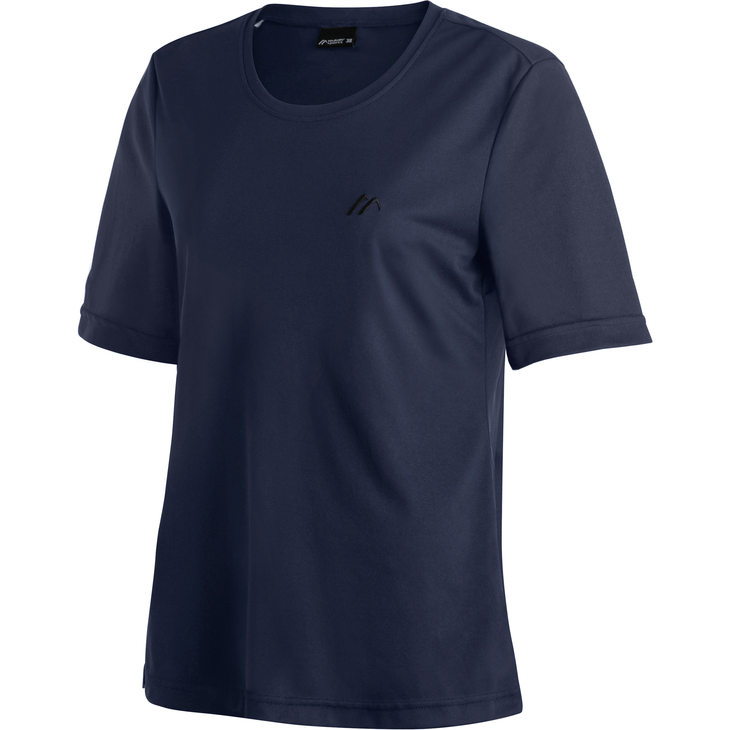 Maier Sports Waltraud Damen T-Shirts blau Größe 8XL Trekking Schnell trocknend