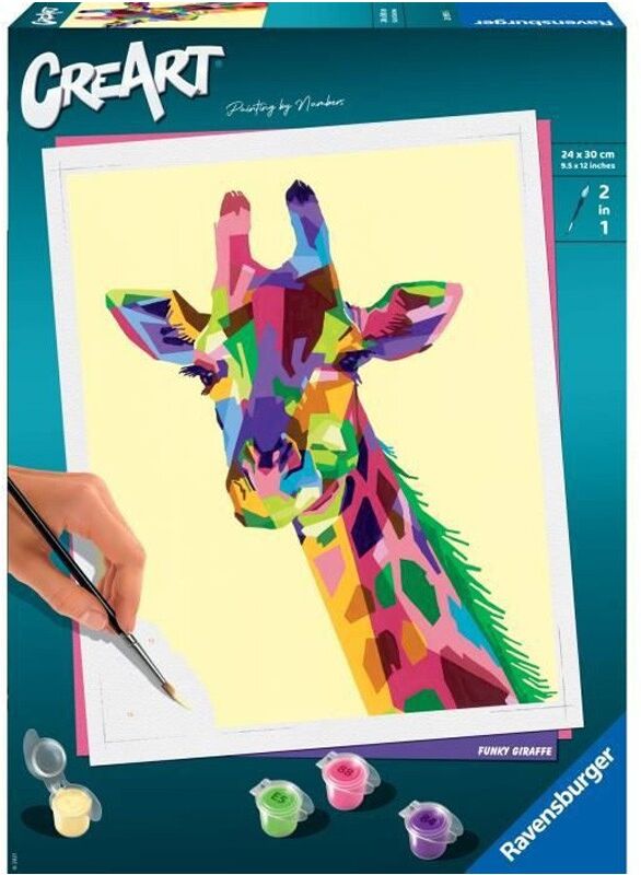 Ravensburger CreArt Girafe - Grand Format - Peinture au numéro