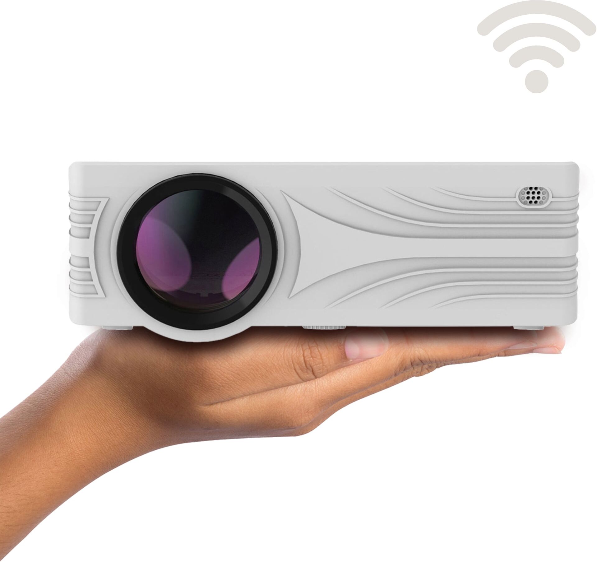 LA VAGUE LED-Beamer "LED-Projektor LV-HD240 Wi-Fi", weiß, Beamer, LED-Beamer