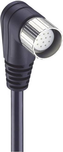 Lumberg Automation 19550 Sensor-/Aktor-Steckverbinder, konfektioniert M23 Kupplung, gewinkelt 8.00m Polzahl Sensoren: 19 1St.