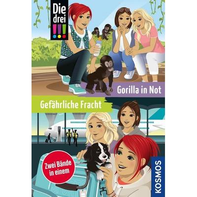 Die drei !!!, Gefährliche Fracht / Gorilla in Not (Doppelband), Taschenbuch von Ann-Katrin Heger,Henriette Wich, Kosmos, 978-3-440-18465-3