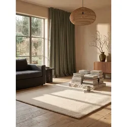 Teppich Kurzflor Beige 120x160 cm - RUTOR   Kadima Design