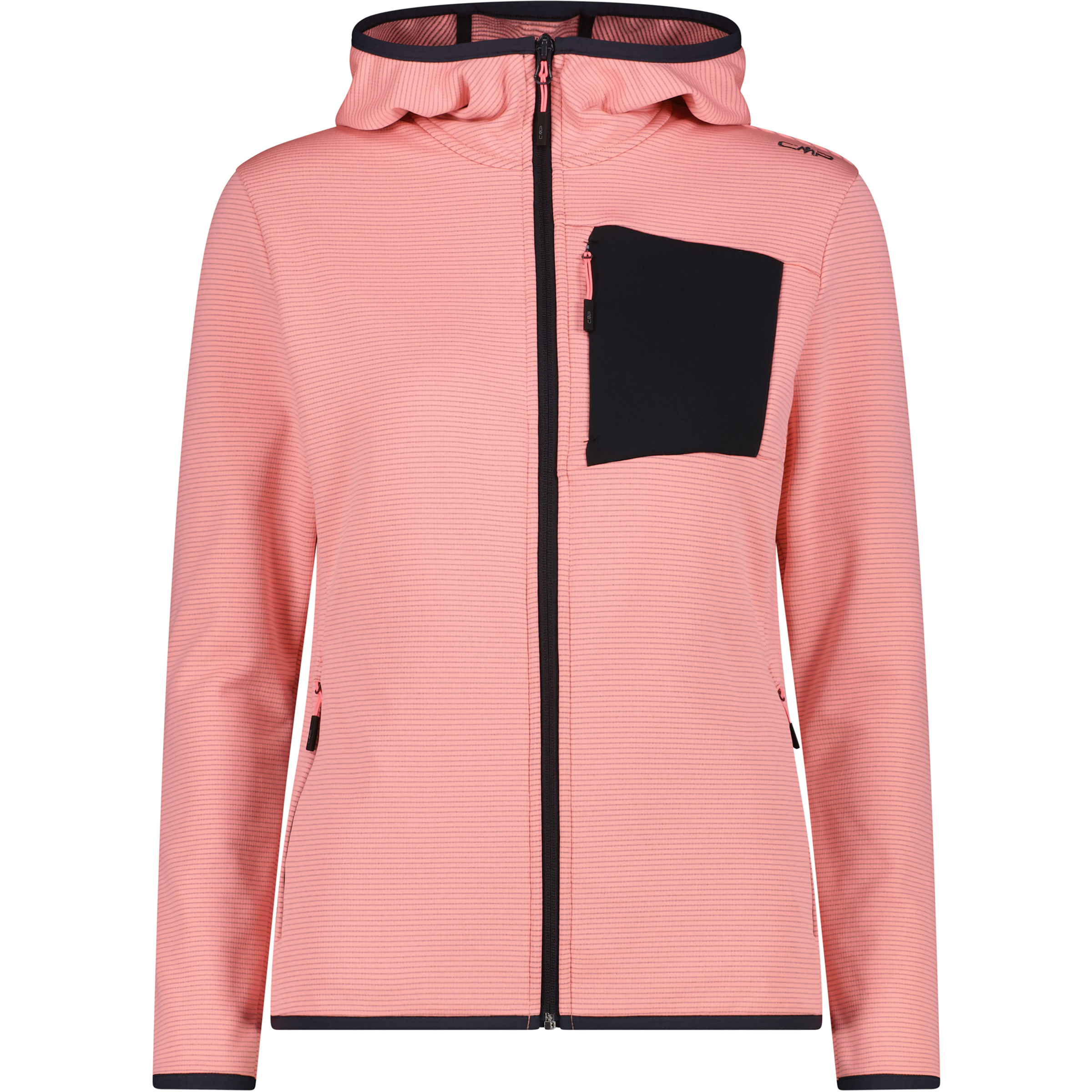 CMP Damen Fleecejacke rosa Größe XXL Trekking Elastisch