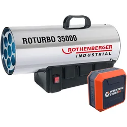 ROTHENBERGER Industrial Heizkanone ROTURBO 35000 mit Piezo inkl. Bluetooth Lautsprecher - 1500000363