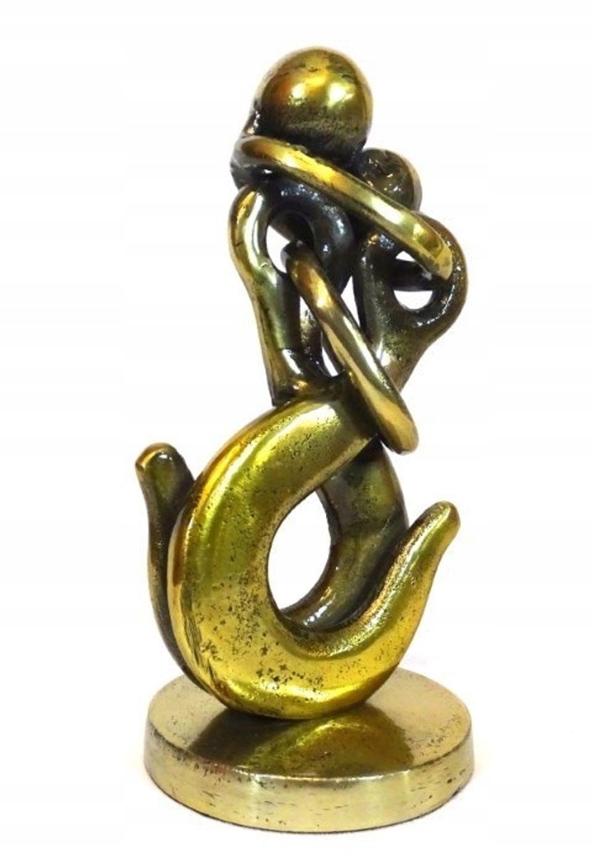 Metalen Liefdesfiguur - Decoratief Tafelornament voor Koppels