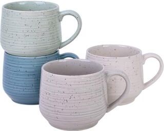 Sango Siterra Artist's Blend Set Of 4 Mugs