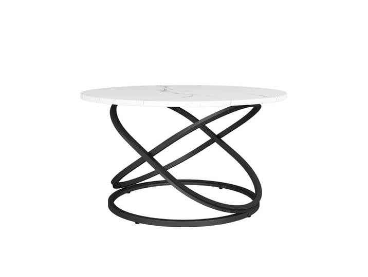 Table basse avec une grande surface de travail blanc 79.5x46cm