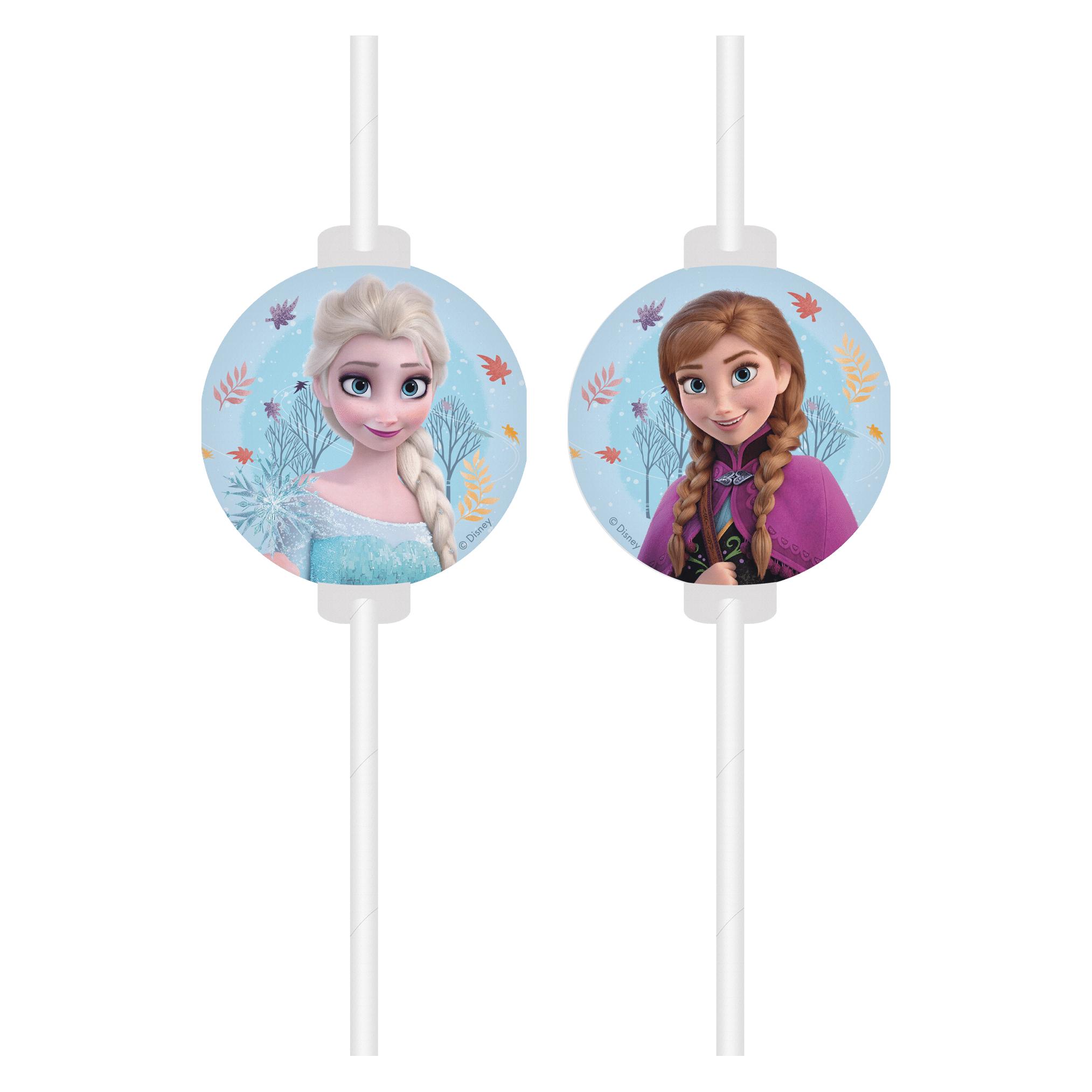 Procos Disney Ice Magic Idyllisches Wunder Papierstrohhal (4x) (97278)