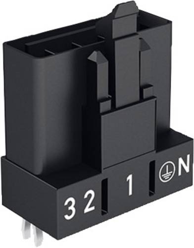 WAGO 890-895 Netz-Steckverbinder WINSTA MINI Stecker, Einbau vertikal 16A Pink