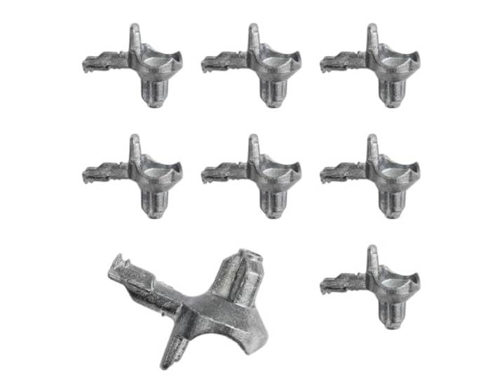 Taquet étagère 131372 compatible avec IKEA BILLY Fixation Support étagère Rechange Série actuelle 3 mm (8 pièces)