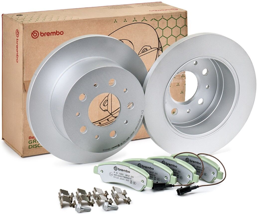 BREMBO KT 10 003 Remschijven en blokken