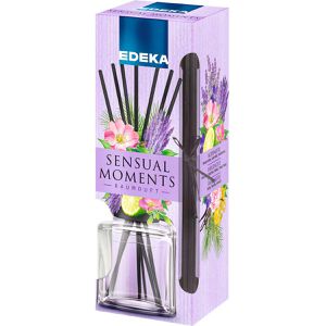 Edeka Raumduft Duftvase, 100 ml, mit Stäbchen, gegen Gerüche, Sensual Moments