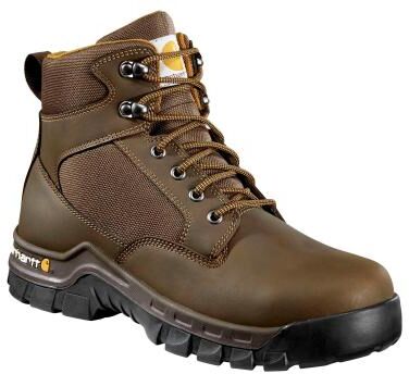 "Carhartt Rugged Flex 6"" Steel Toe Boot - Mens 12 Brown Boot Medium"